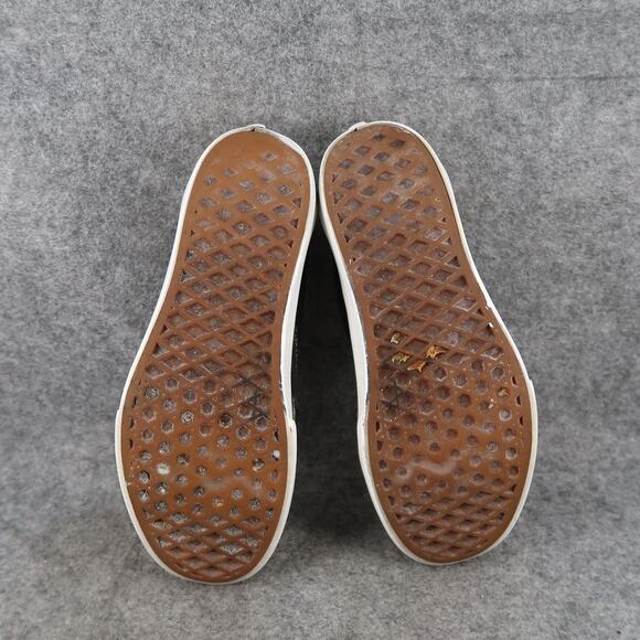 Vans Shoes Women 6.5 Platform Sneaker Old Skool Skate Casual Black Canvas Suede - Picture 12 of 13